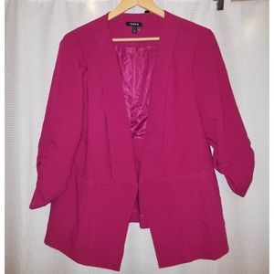 Magenta Fitted Blazer from Torrid